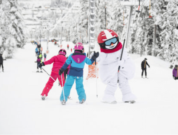 Trysil Skigebied met kinderen Valle kaart x