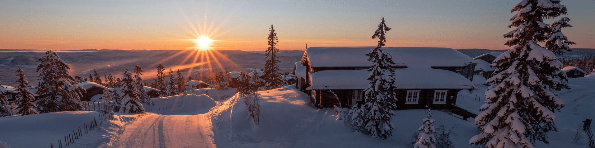hero trysil sunset